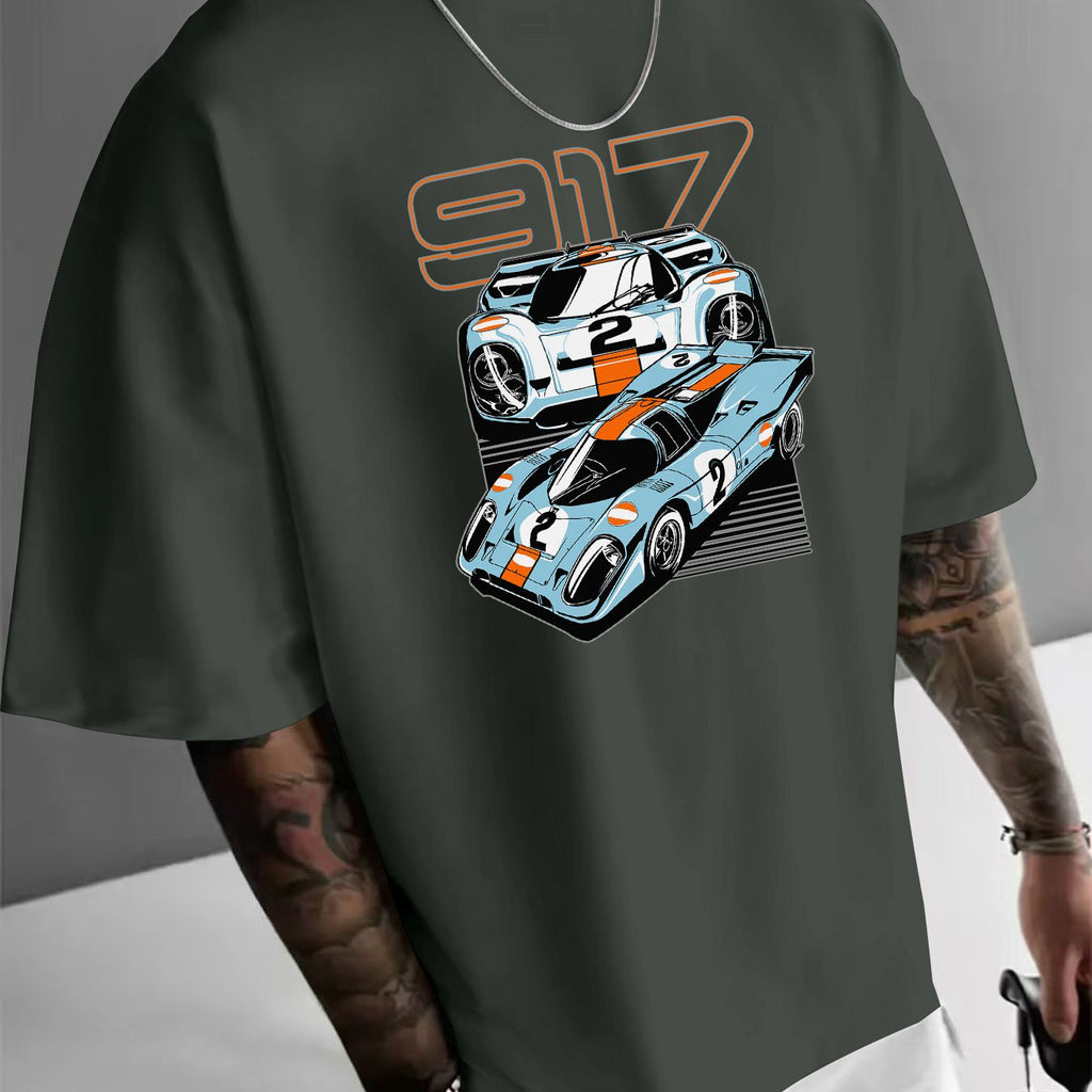 917レーシンググラフィックTシャツ