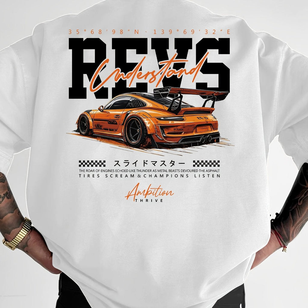 "REVS"レーシングカルチャーシリーズTシャツ