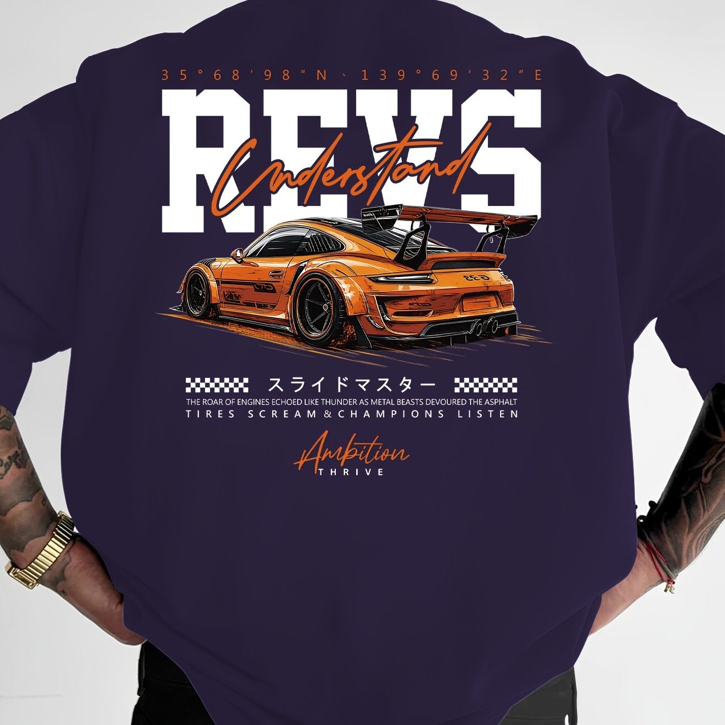 "REVS"レーシングカルチャーシリーズTシャツ