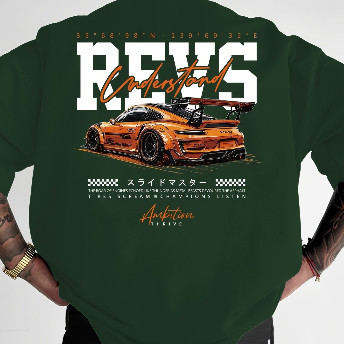 "REVS"レーシングカルチャーシリーズTシャツ