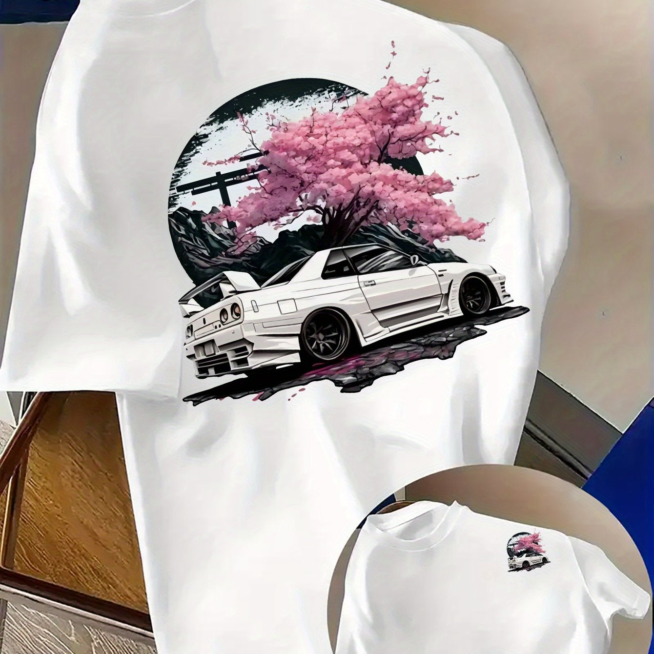 日産スカイライン GT-R R34 グラフィック Tシャツ