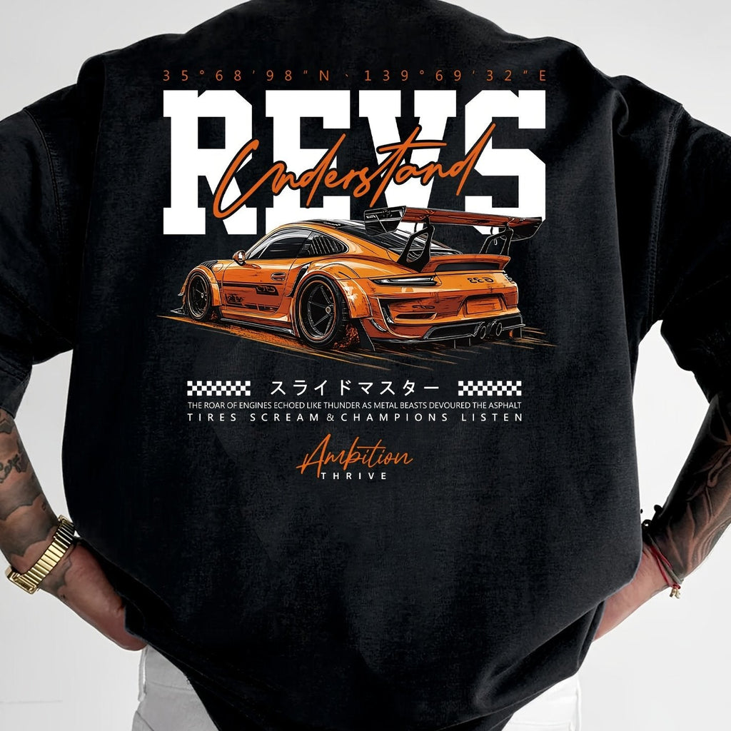 "REVS"レーシングカルチャーシリーズTシャツ