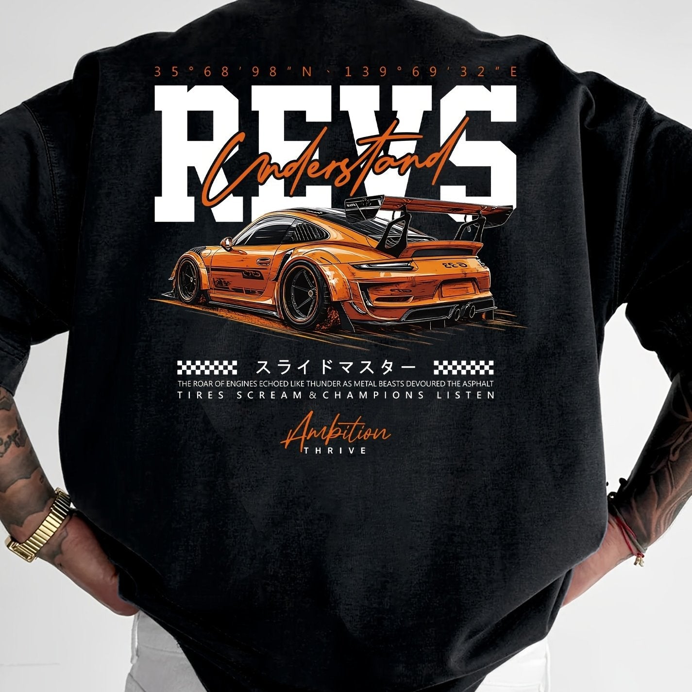 "REVS"レーシングカルチャーシリーズTシャツ