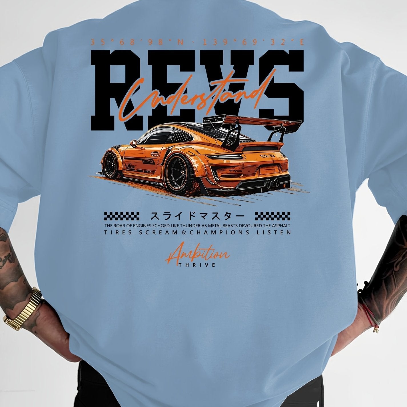 "REVS"レーシングカルチャーシリーズTシャツ