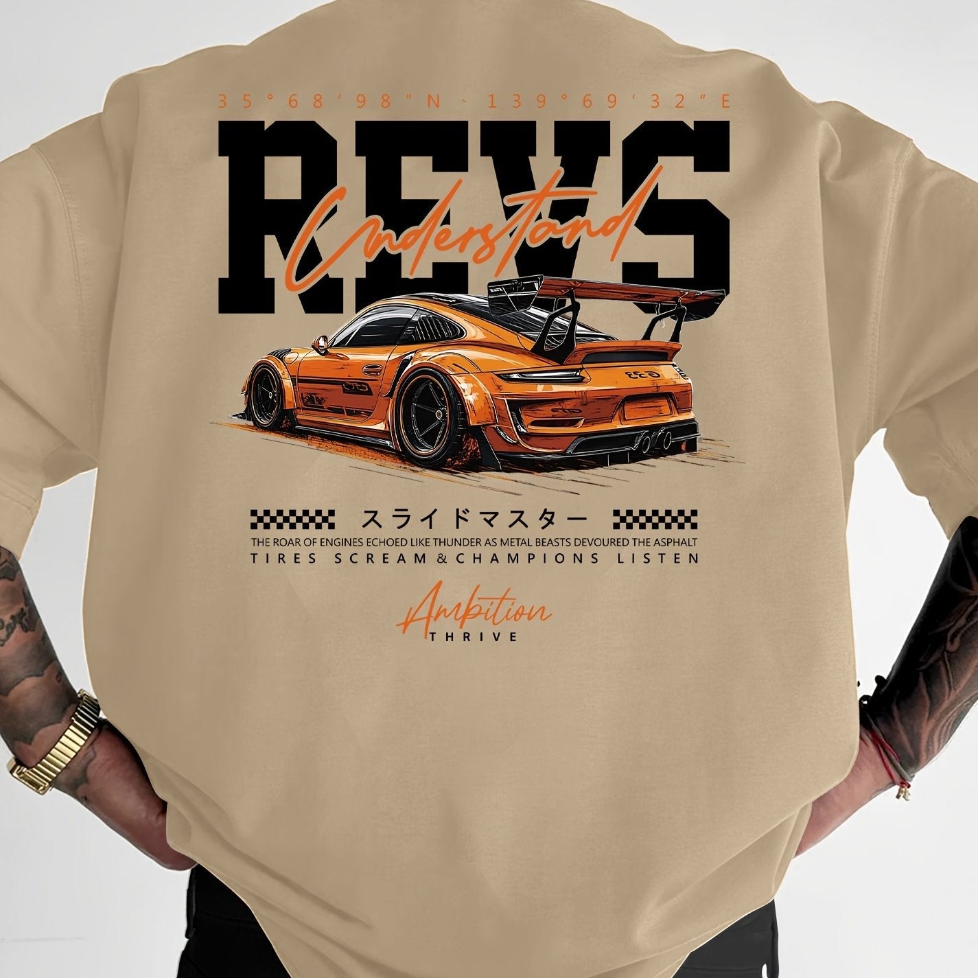 "REVS"レーシングカルチャーシリーズTシャツ