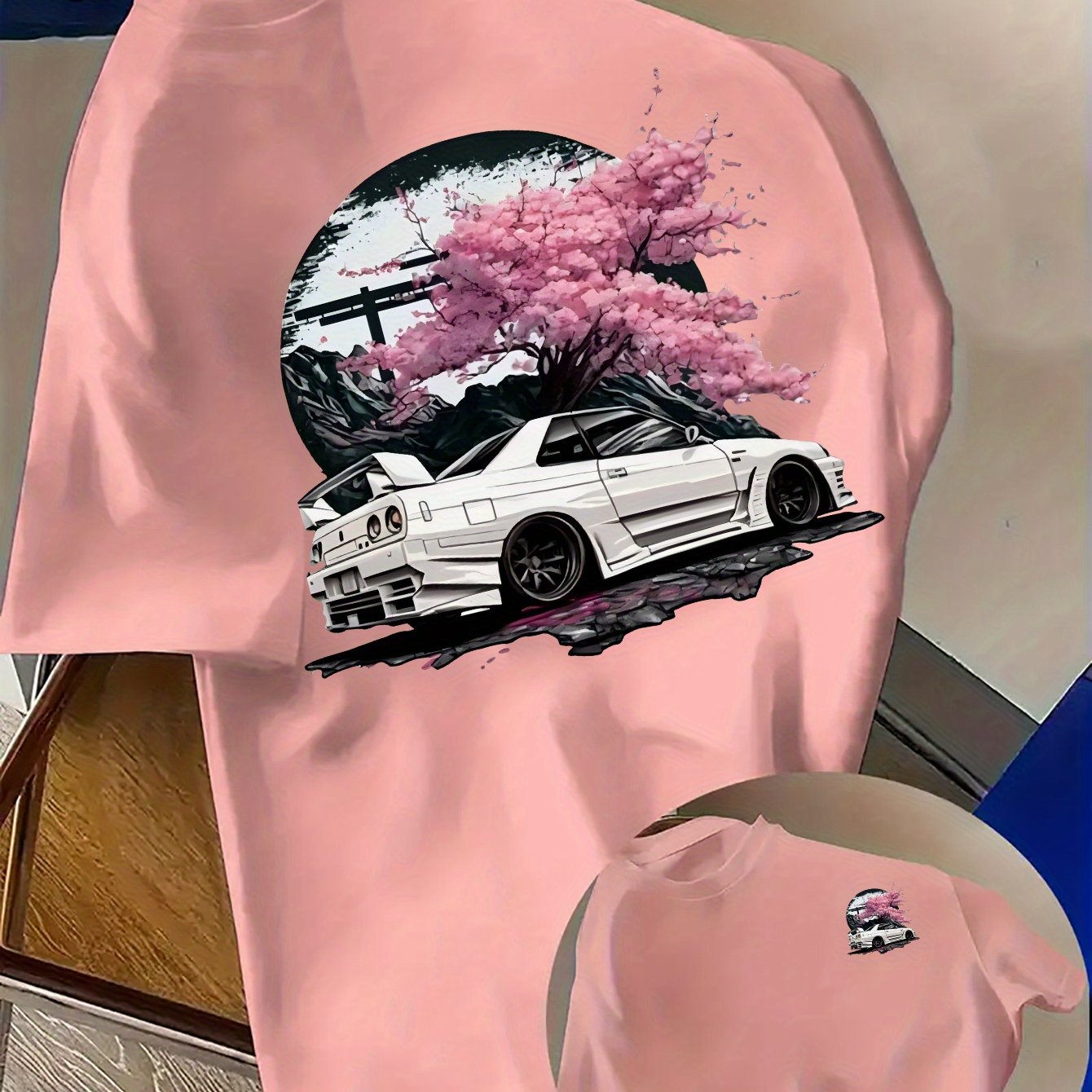 日産スカイライン GT-R R34 グラフィック Tシャツ