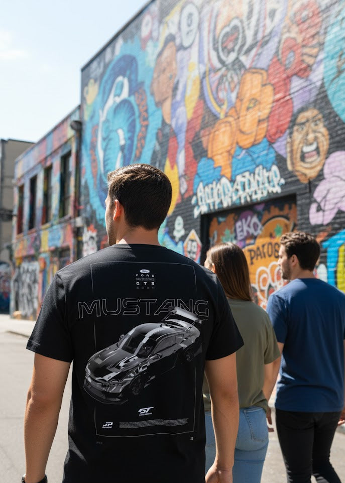 フォード・マスタング GT3 グラフィック Tシャツ
