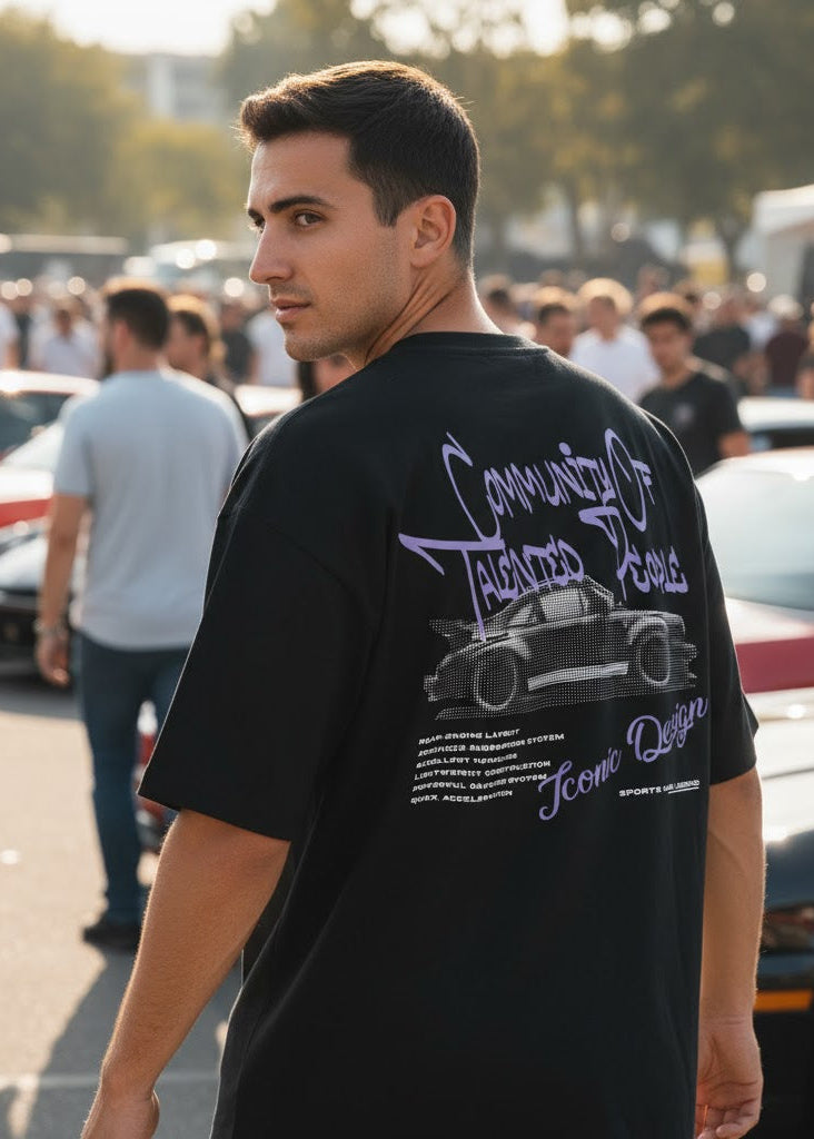 「才能ある人々のコミュニティ」Tシャツ